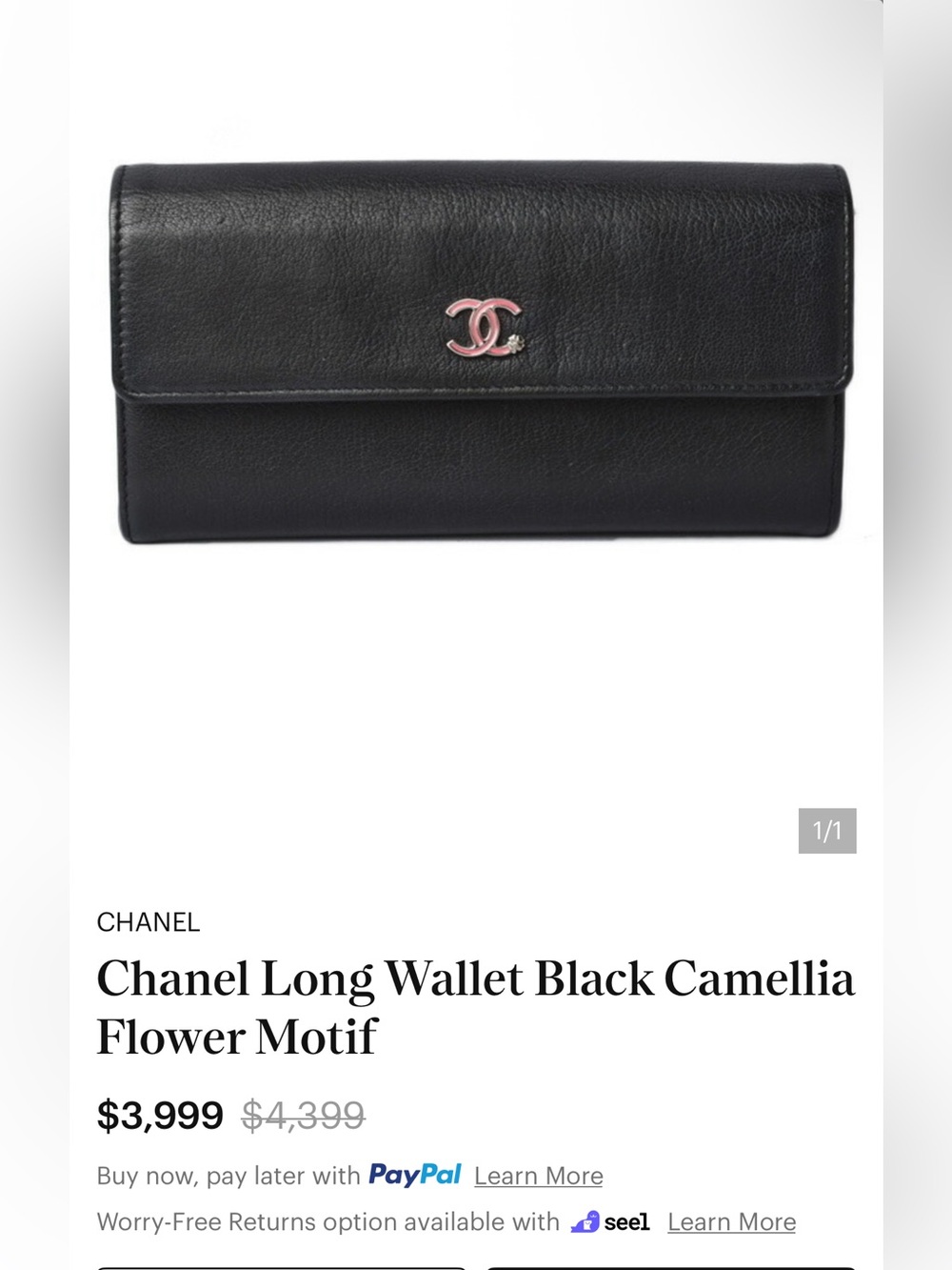 Chanel Lucky Clover Motif Wallet - Picture 12 of 16